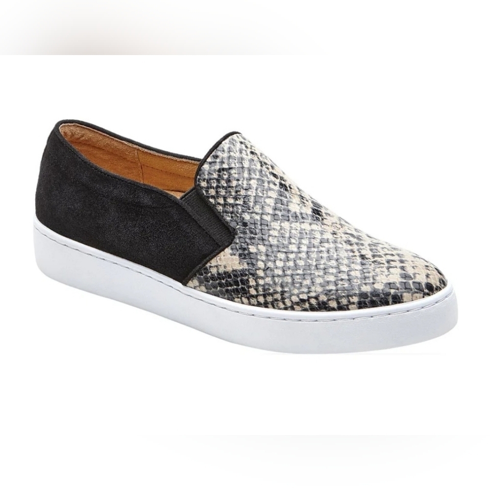 Vionic Loafers Splendid Midi Snake Women's Slip On Comfort Sneakers Sz 7.5